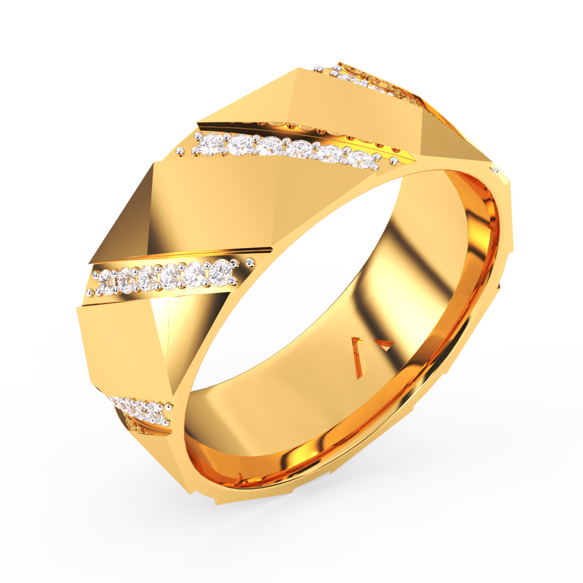 Lab Grown Diamond Wedding Wide Couple Set